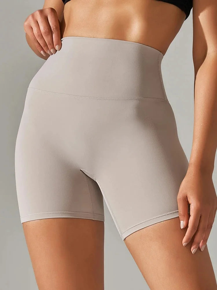 Short de Yoga Taille Haute Extensible et Respirant